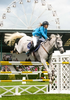 Lisa Jones takes the win in the International Stairway at the Great Yorkshire Show